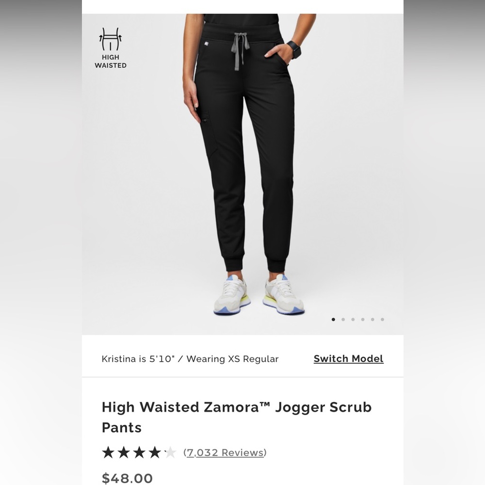 Figs Zamora high waisted scrub pants